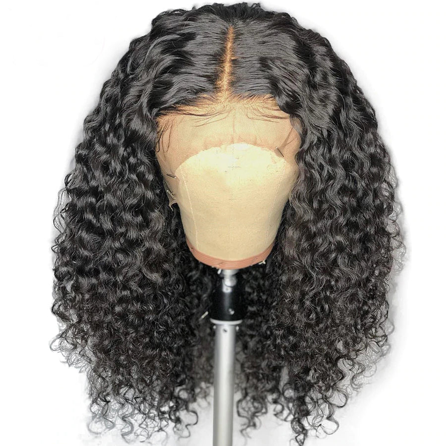 Quantity Limited! Flash Sale 13x4 Frontal Wigs Short Curly Human Hair Bob Wigs (w693)