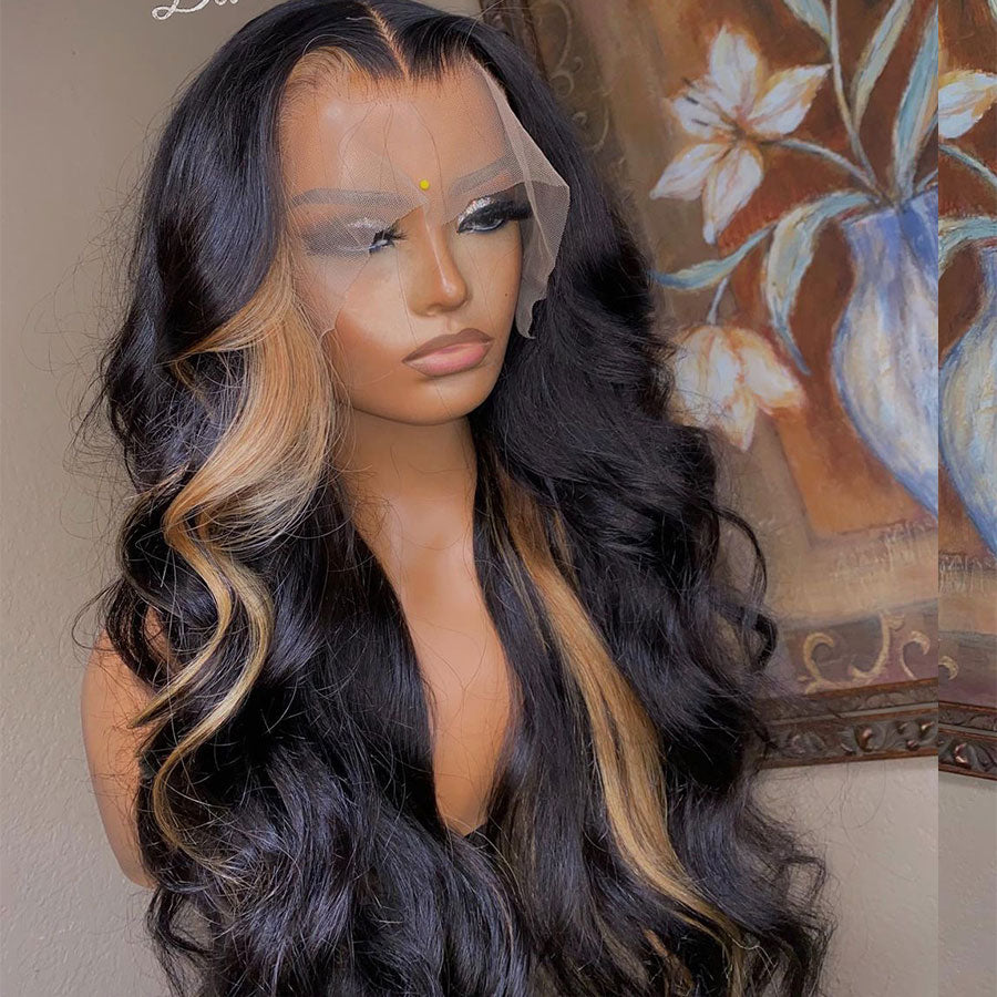 Can't Remove My Eyes Off This Look! Buy Now, Pay Later! Virgin Human Hair 13x4 Lace Front Wigs Pre Plucked  (w802)