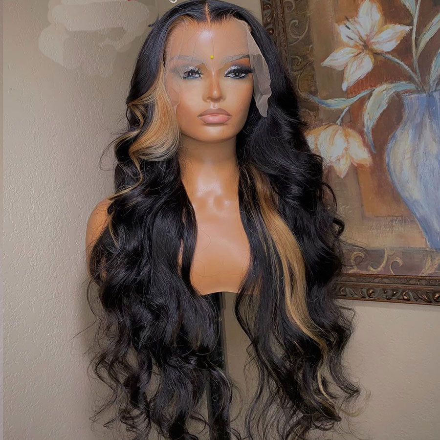 Can't Remove My Eyes Off This Look! Buy Now, Pay Later! Virgin Human Hair 13x4 Lace Front Wigs Pre Plucked  (w802)