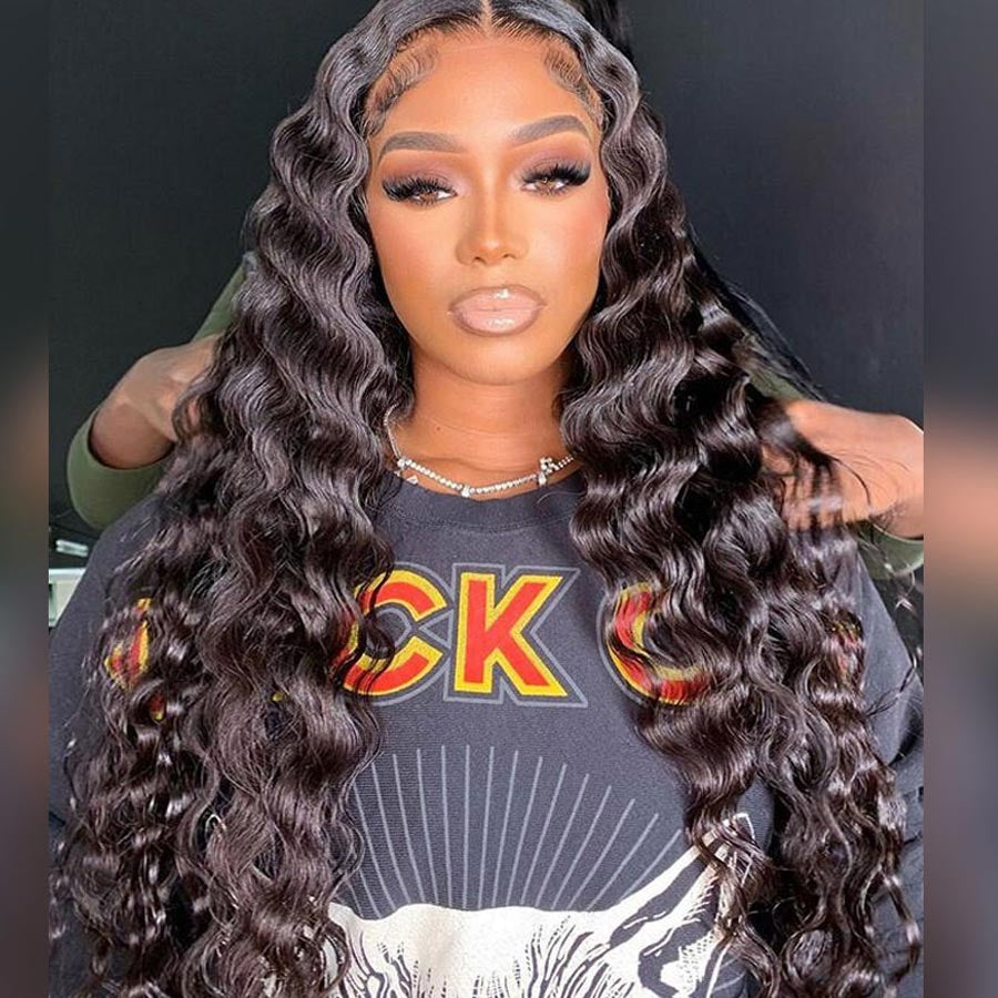 13*2 Frontal Wigs! It’s Easy To Maintain And Just Gives A Vibe! Buy Now, Pay Later! 16Inch-20Inch Virgin Human Hair (w769)